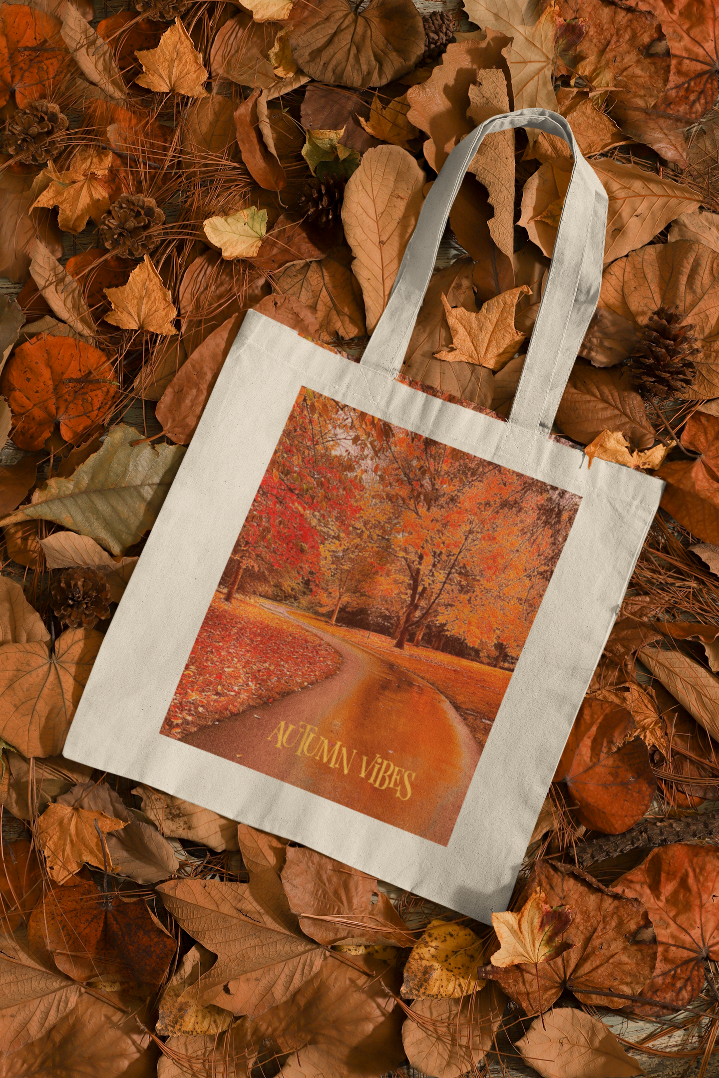 Autumn vibes Cotton Canvas Tote Bag