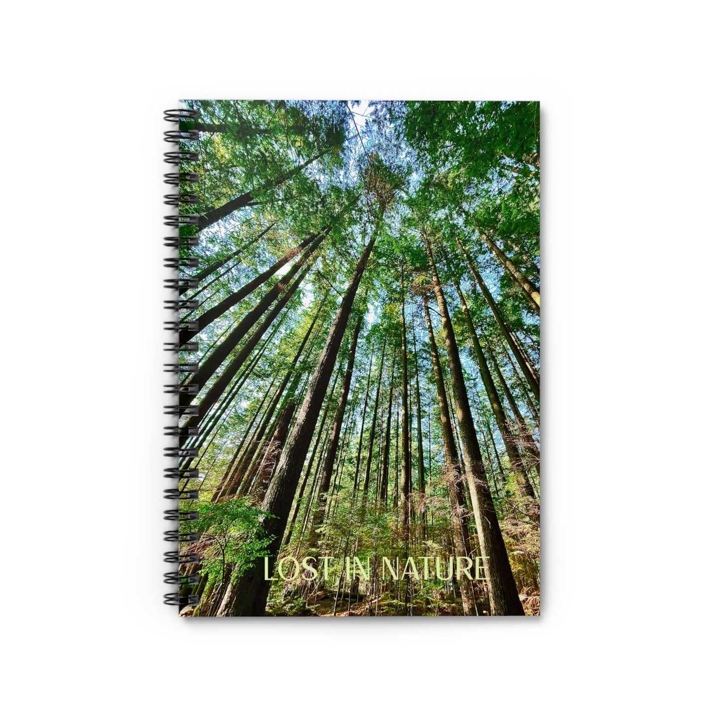 Lost in nature Spiral Notebook - Ruled Line