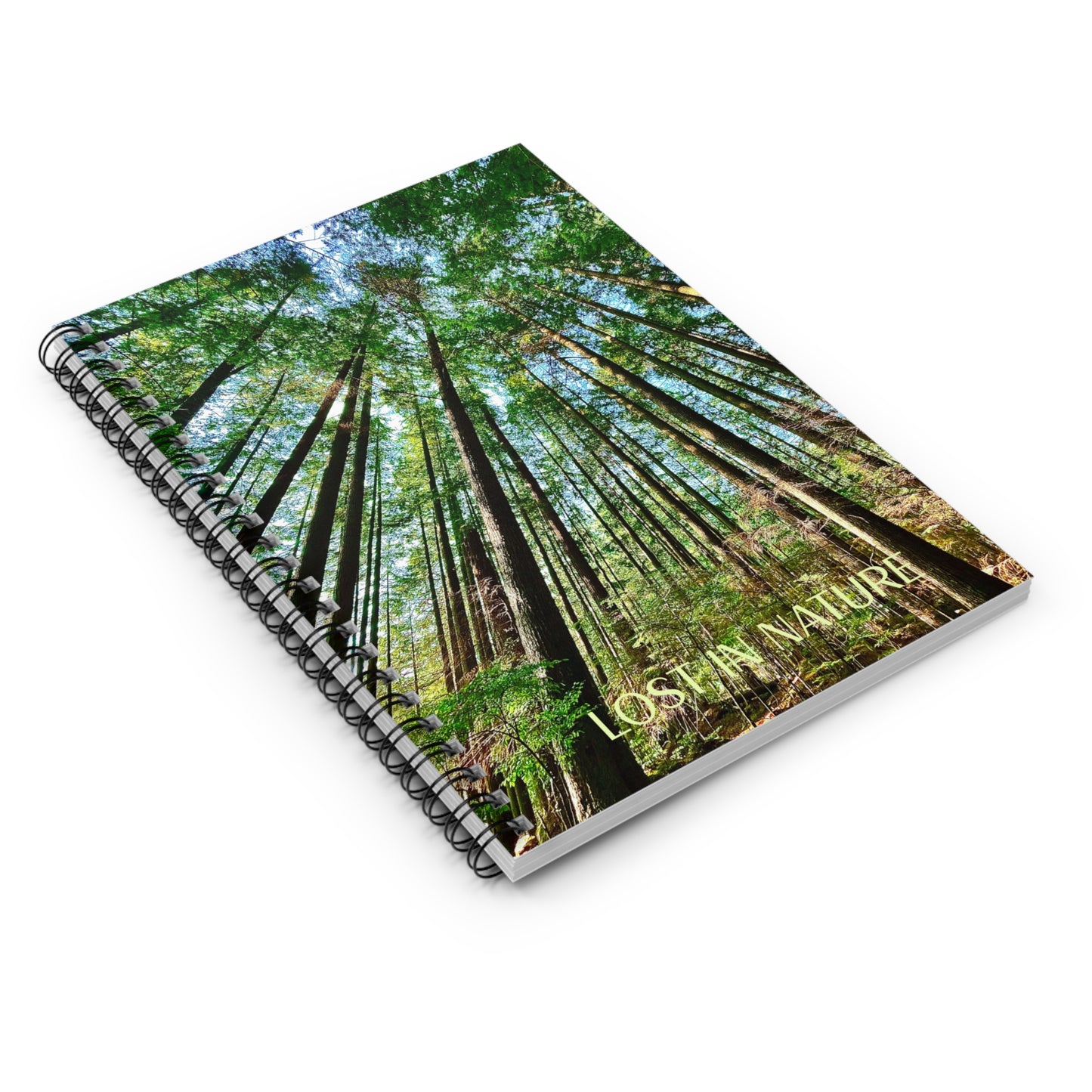 Lost in nature Spiral Notebook - Ruled Line