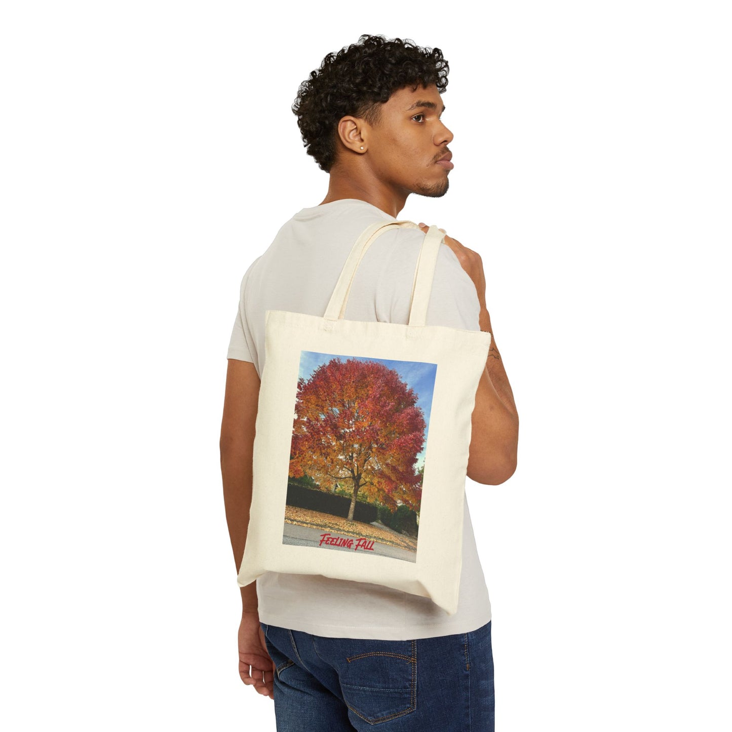 Feeling Fall Cotton Canvas Tote Bag