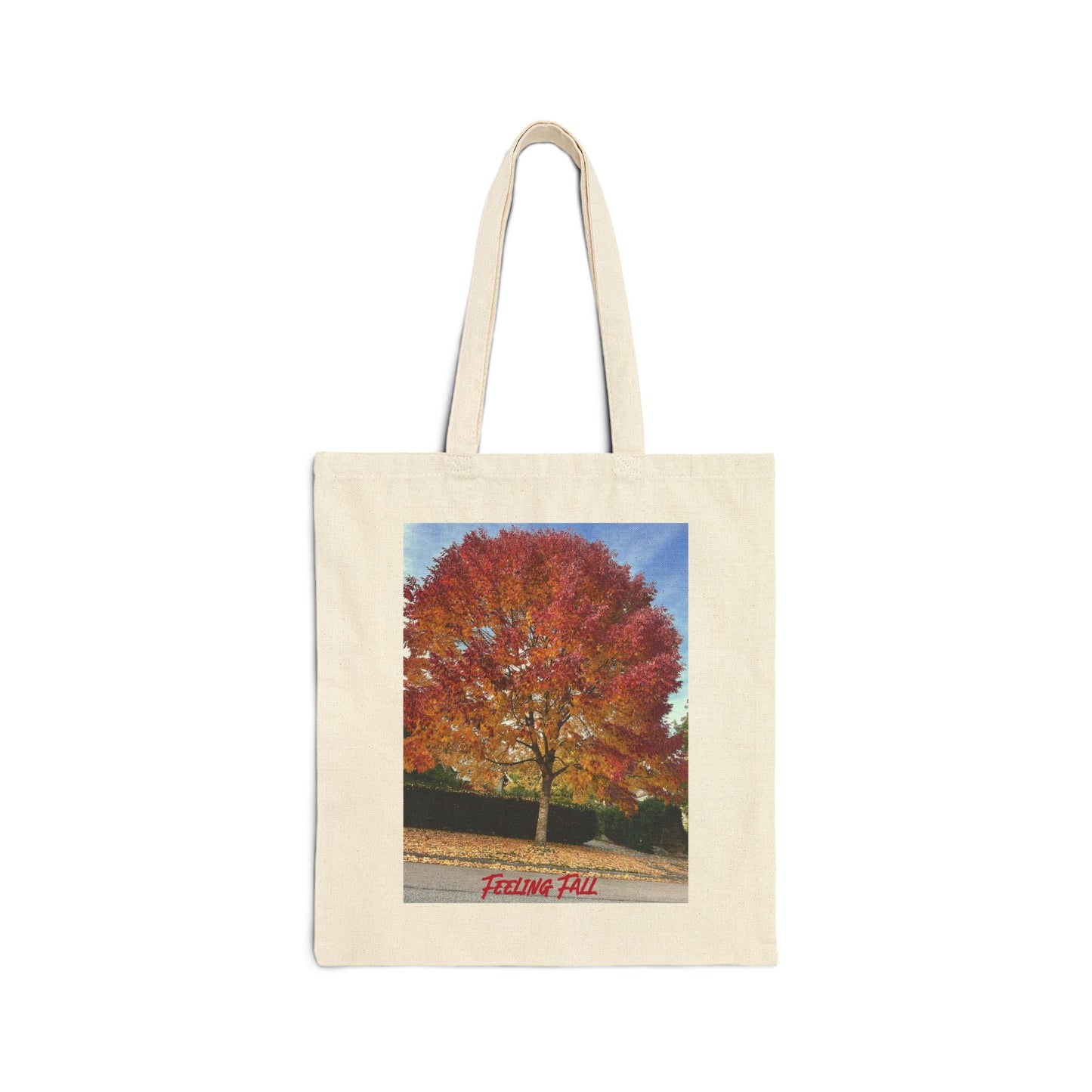 Feeling Fall Cotton Canvas Tote Bag