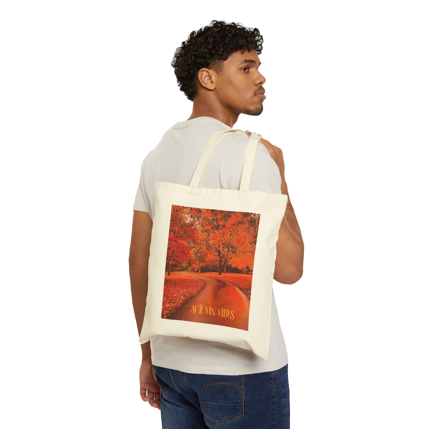 Autumn vibes Cotton Canvas Tote Bag