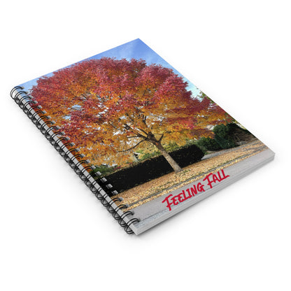 Feeling Fall Spiral Notebook - Ruled Line