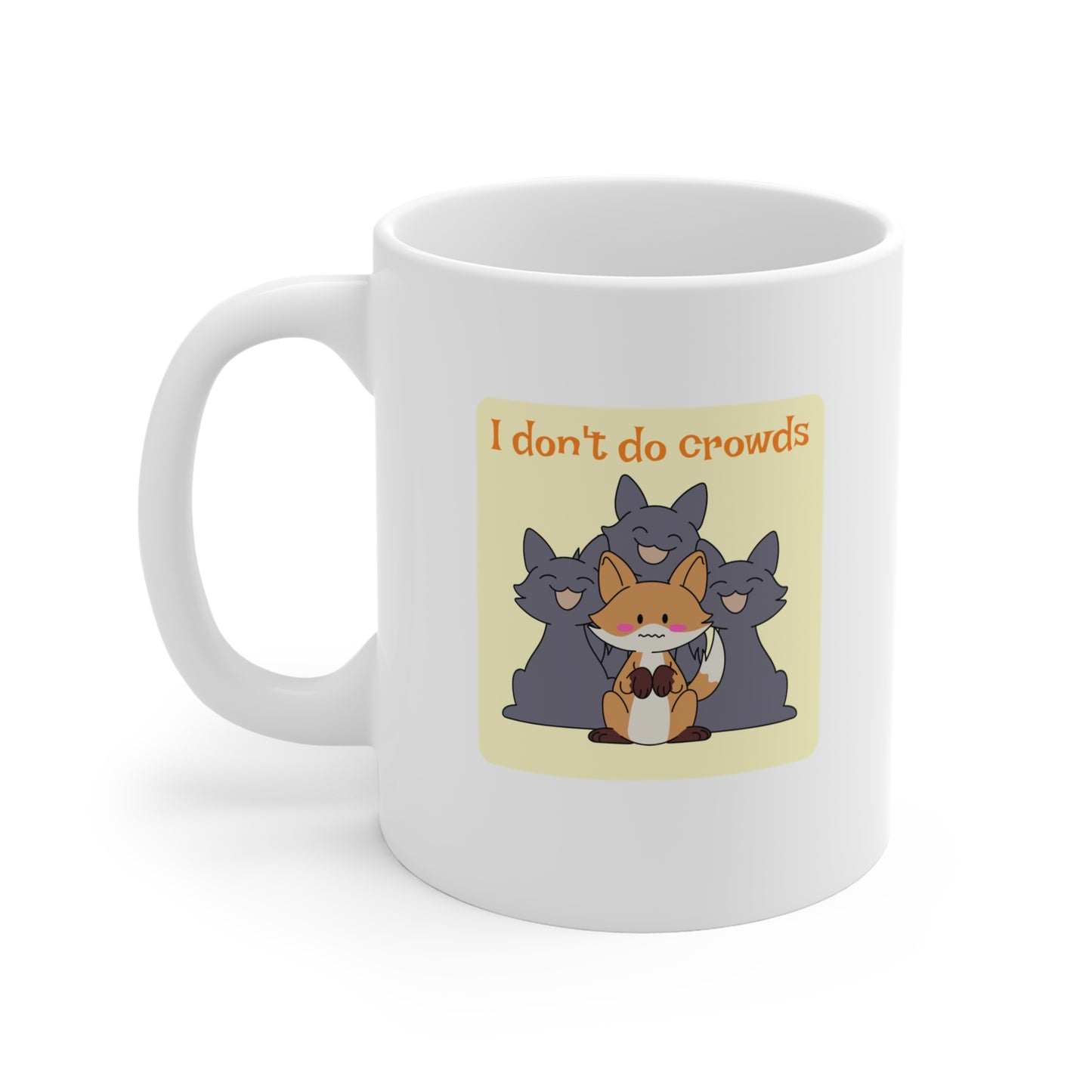 I don't do crowds Mug