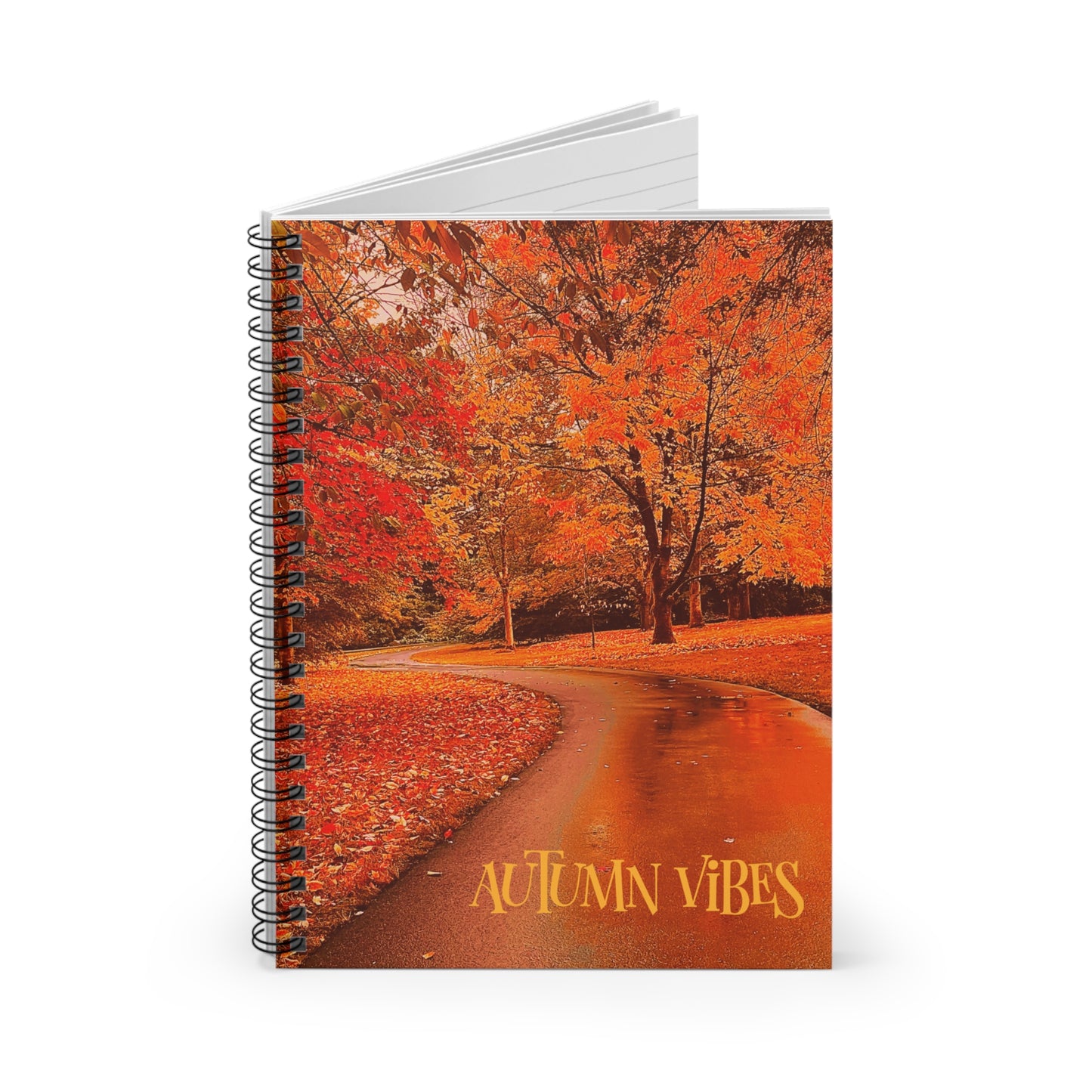 Autumn vibes Spiral Notebook - Ruled Line