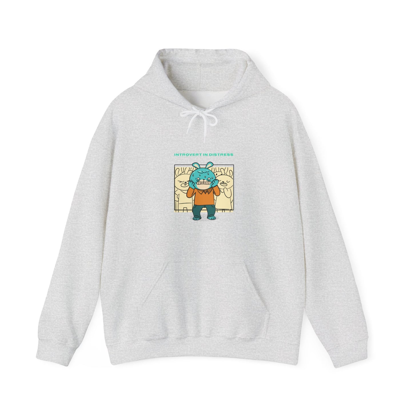 Introvert in distress Unisex Heavy Blend™ Hooded Sweatshirt