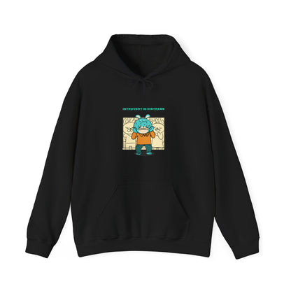 Introvert in distress Unisex Heavy Blend™ Hooded Sweatshirt