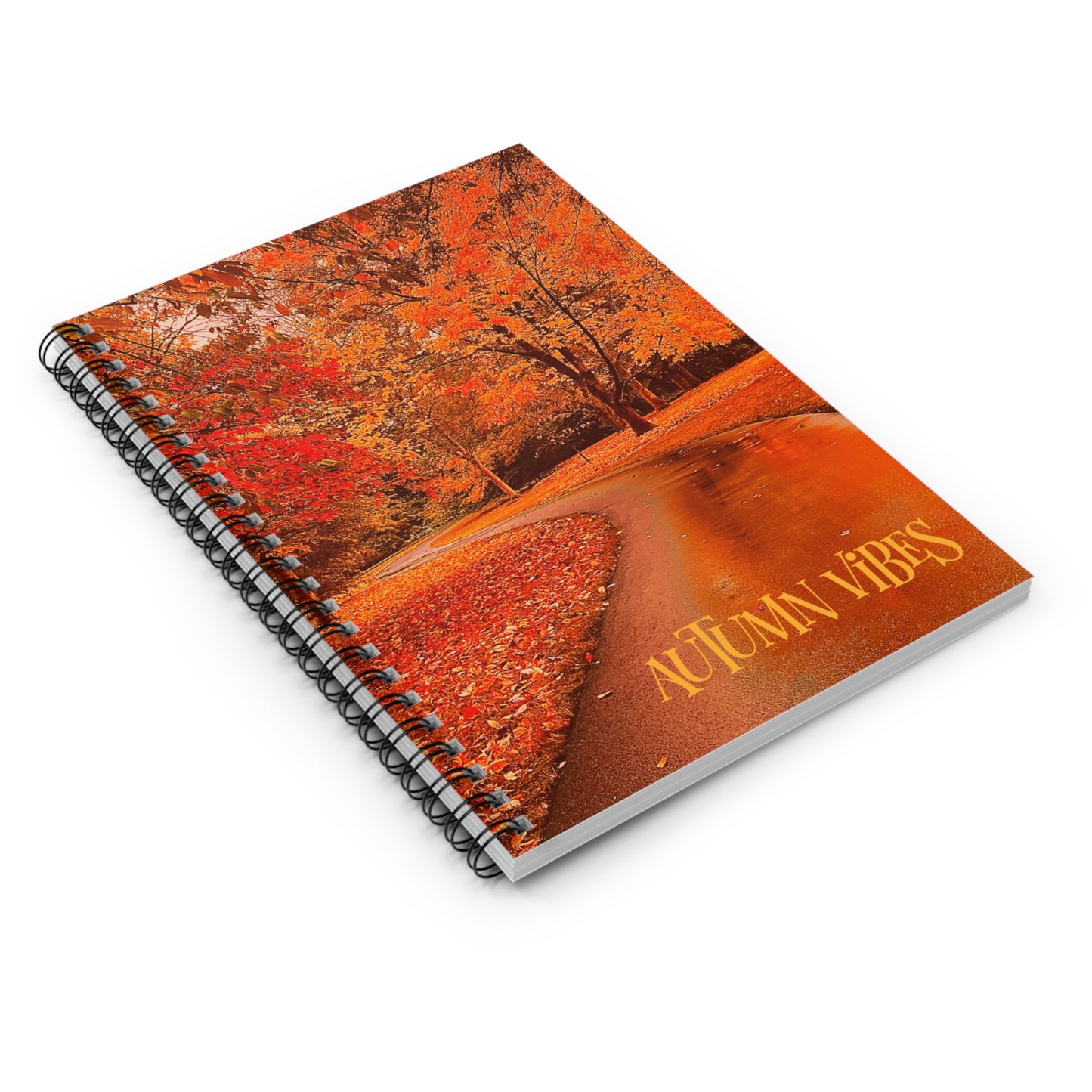 Autumn vibes Spiral Notebook - Ruled Line