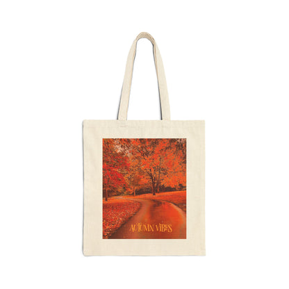 Autumn vibes Cotton Canvas Tote Bag