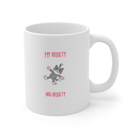 Anxiety Relief Cat Mug