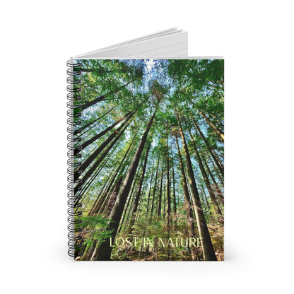Lost in nature Spiral Notebook - Ruled Line