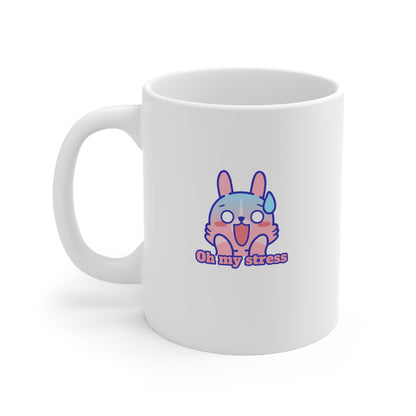 Oh My Stress Cute Bunny Mug