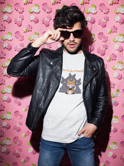 I don't do crowds Unisex Jersey Short Sleeve Tee