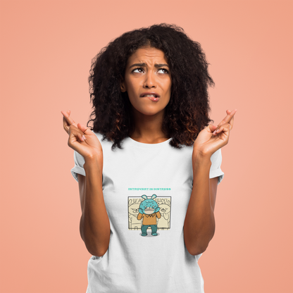 Introvert in distress Unisex Jersey Short Sleeve Tee
