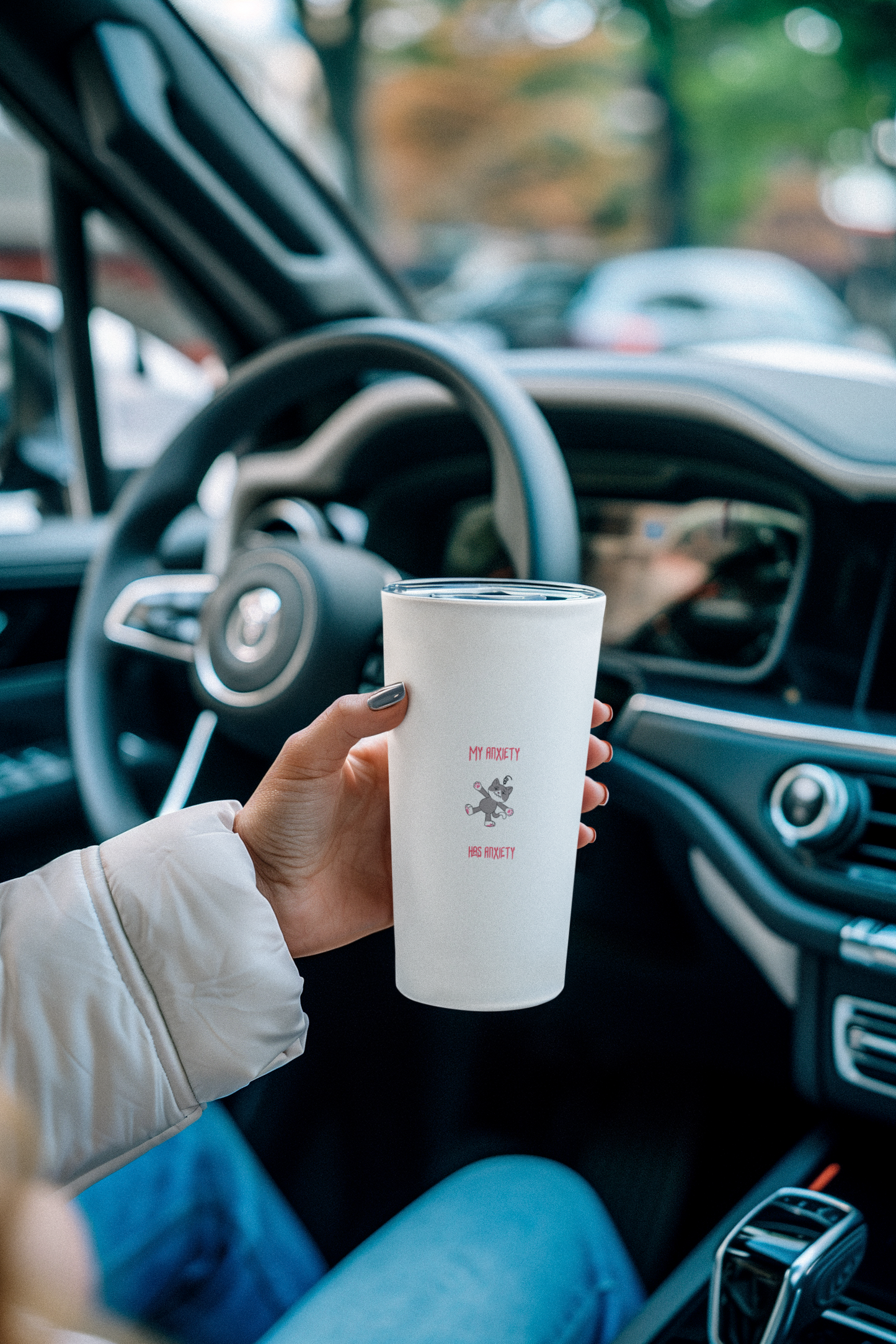 My anxiety has anxiety 20oz tumbler