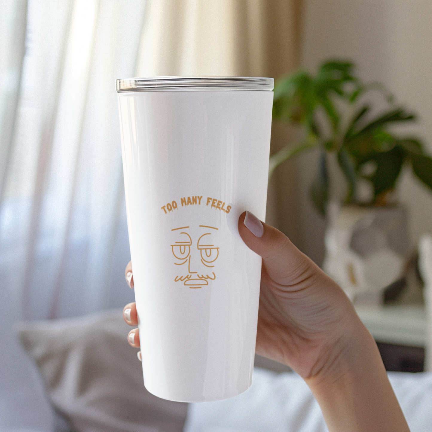 Too many feels 20oz tumbler