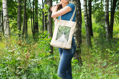Be brave and wander far Cotton Canvas Tote Bag