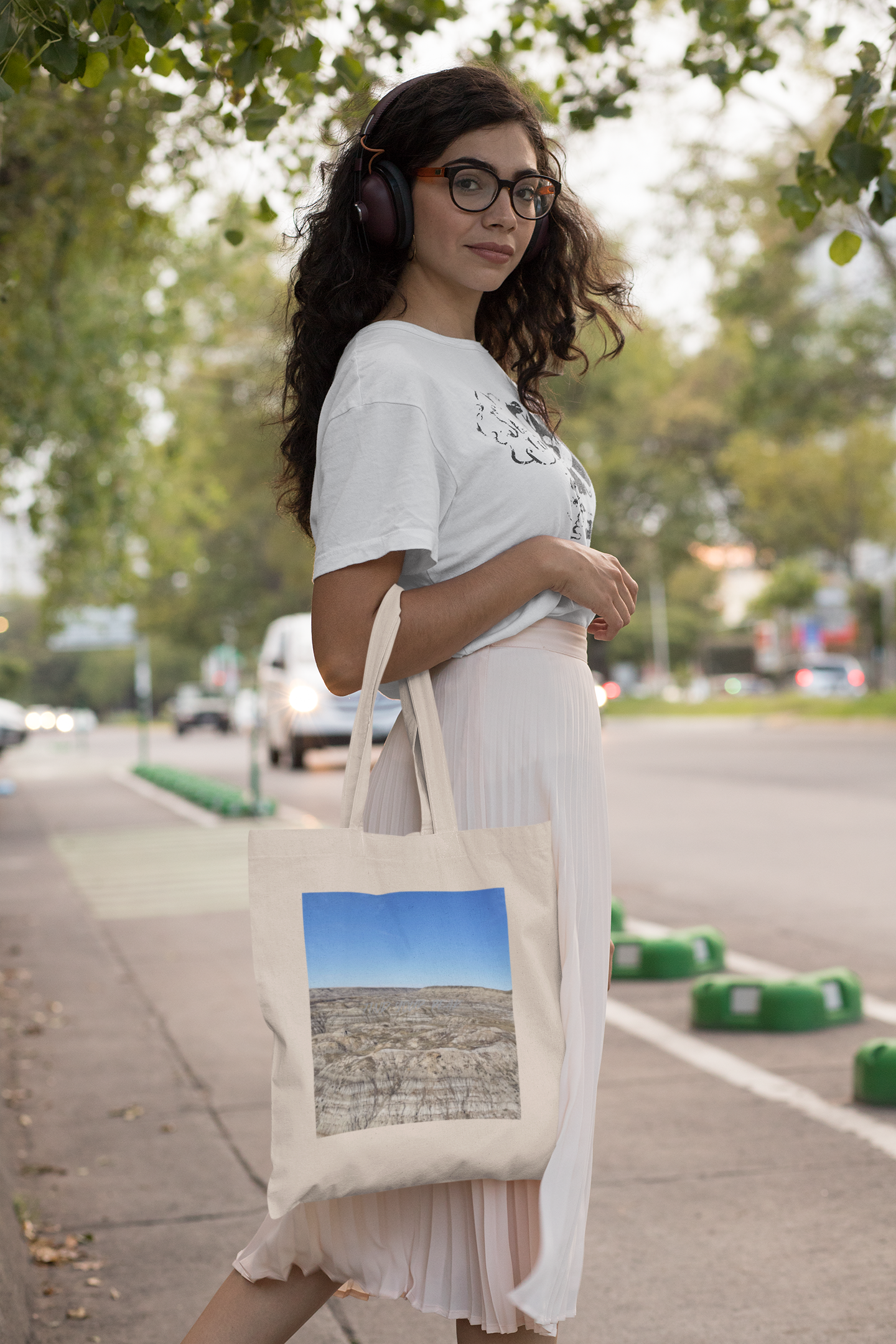 Scenic Cotton Canvas Tote Bag