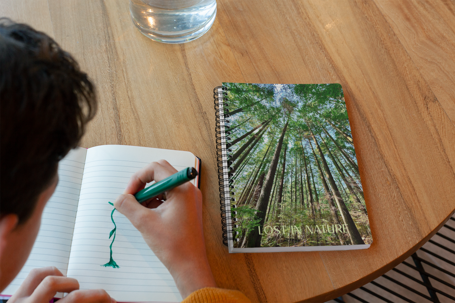 Lost in nature Spiral Notebook - Ruled Line