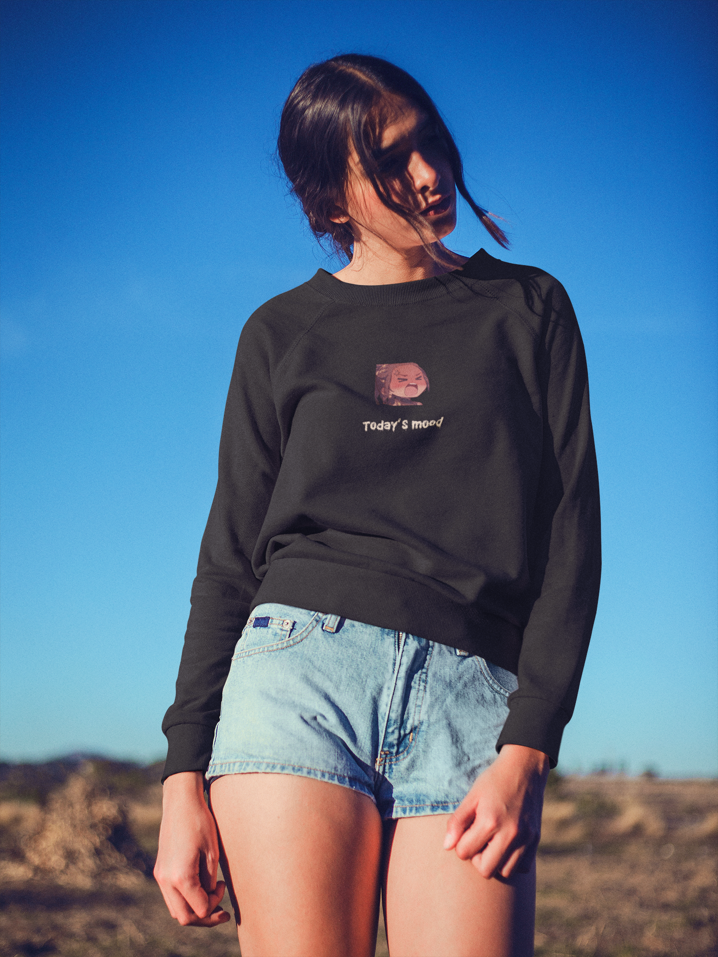 Today's mood Unisex Heavy Blend™ Crewneck Sweatshirt